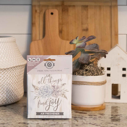 Sparkle City Scented Sachet 2 Pack – In All Things Find Joy, Fruity Oriental, Home & Closet Fragrance
