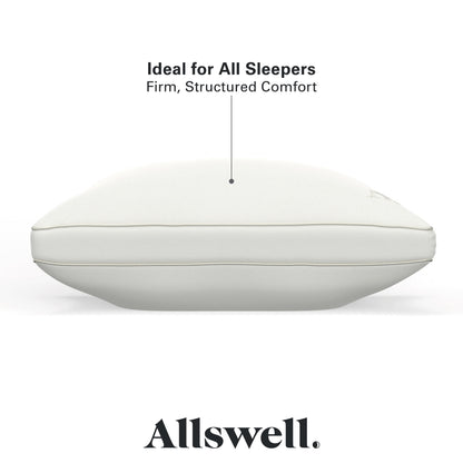 Allswell Down Alternative Bed Pillow - Standard/Queen, Firm, All Positions (1-Pack)
