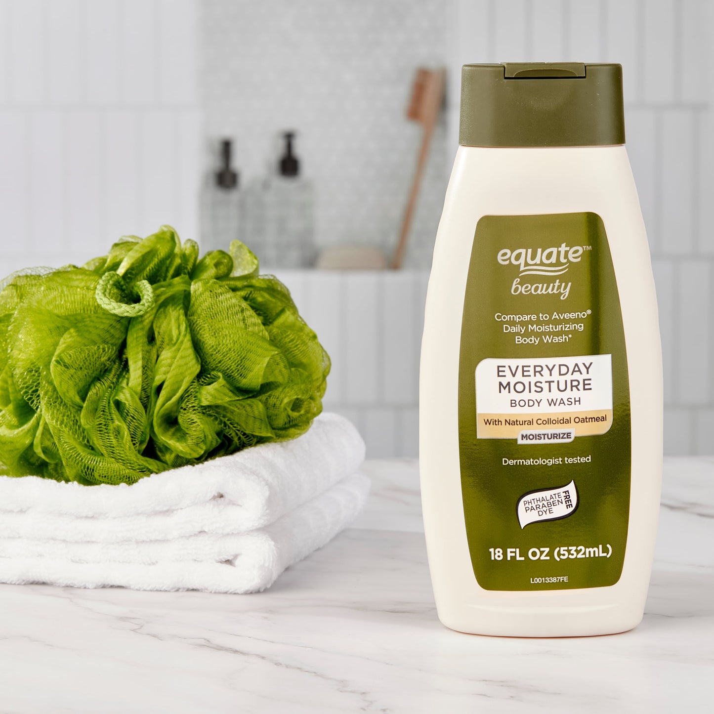 Equate Everyday Moisture Body Wash – 18 fl oz, Nourishing Daily Cleanser for Soft & Smooth Skin