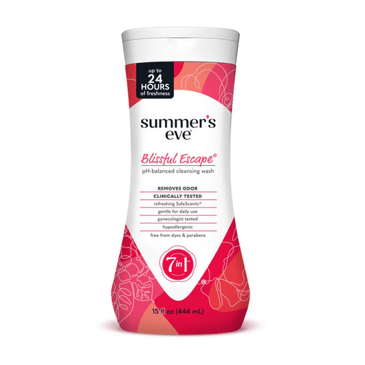 Summer’s Eve Blissful Escape Daily Feminine Wash – pH Balanced, Odor-Removing, 15 fl oz