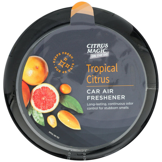 Citrus Magic On The Go Solid Air Freshener for Auto, Tropical Citrus, 8 Ounce