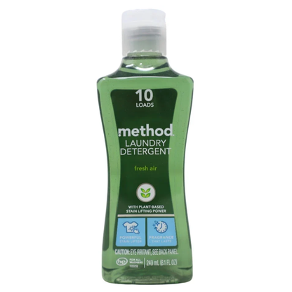 Method Laundry Detergent 8.1 FL OZ | 10 Loads | Ginger Mango or Fresh Air Method