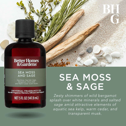 Better Homes & Gardens Fragrance Oil – Sea Moss & Sage, 5 fl oz