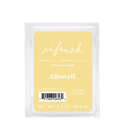 Allswell 6-Cube Wax Melts – Premium Scented Wax for Warmers, Multiple Fragrances Available