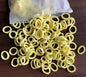 100Pcs Hair Bands for Children – Colorful Nylon Scrunchie Hair Ties, Elastic Hair Leagues for Girls